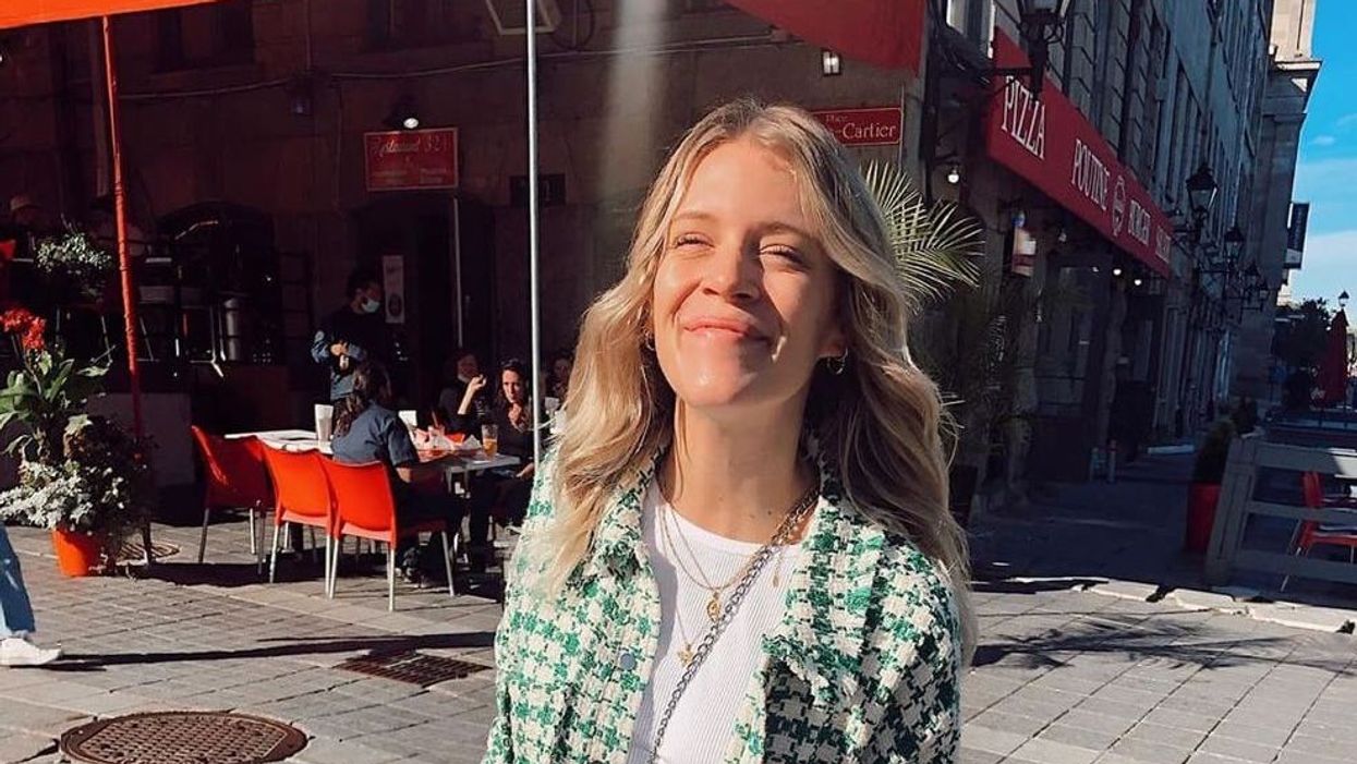 Catherine Peach n'est plus blonde et elle a les cheveux mauves