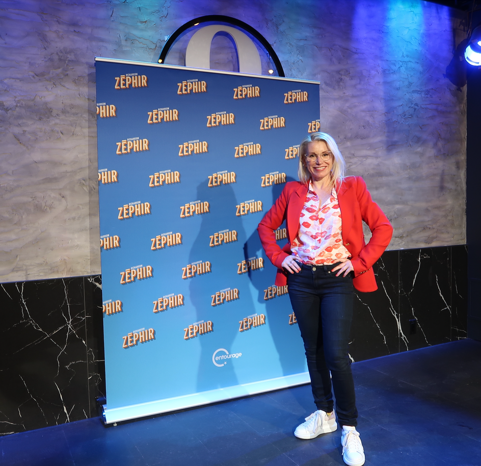 Cathy Gauthier au premier one-man show de Richardson Z\u00e9phir.