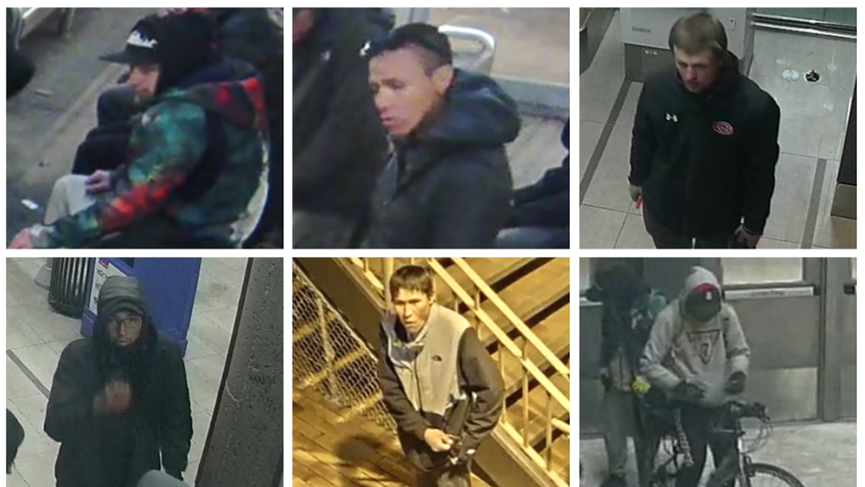 CCTV images of the suspects from Calgary Police.