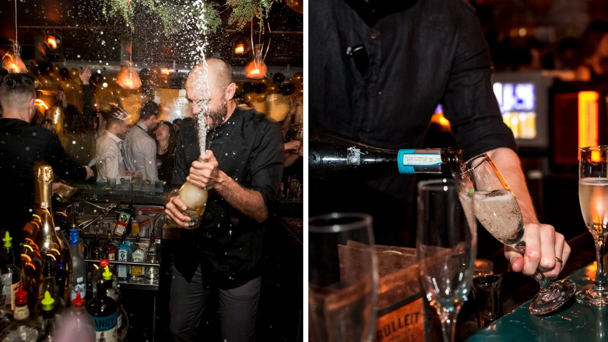 Ce bar à Montréal fait un party du Nouvel An en plein mois de novembre pour se rattraper