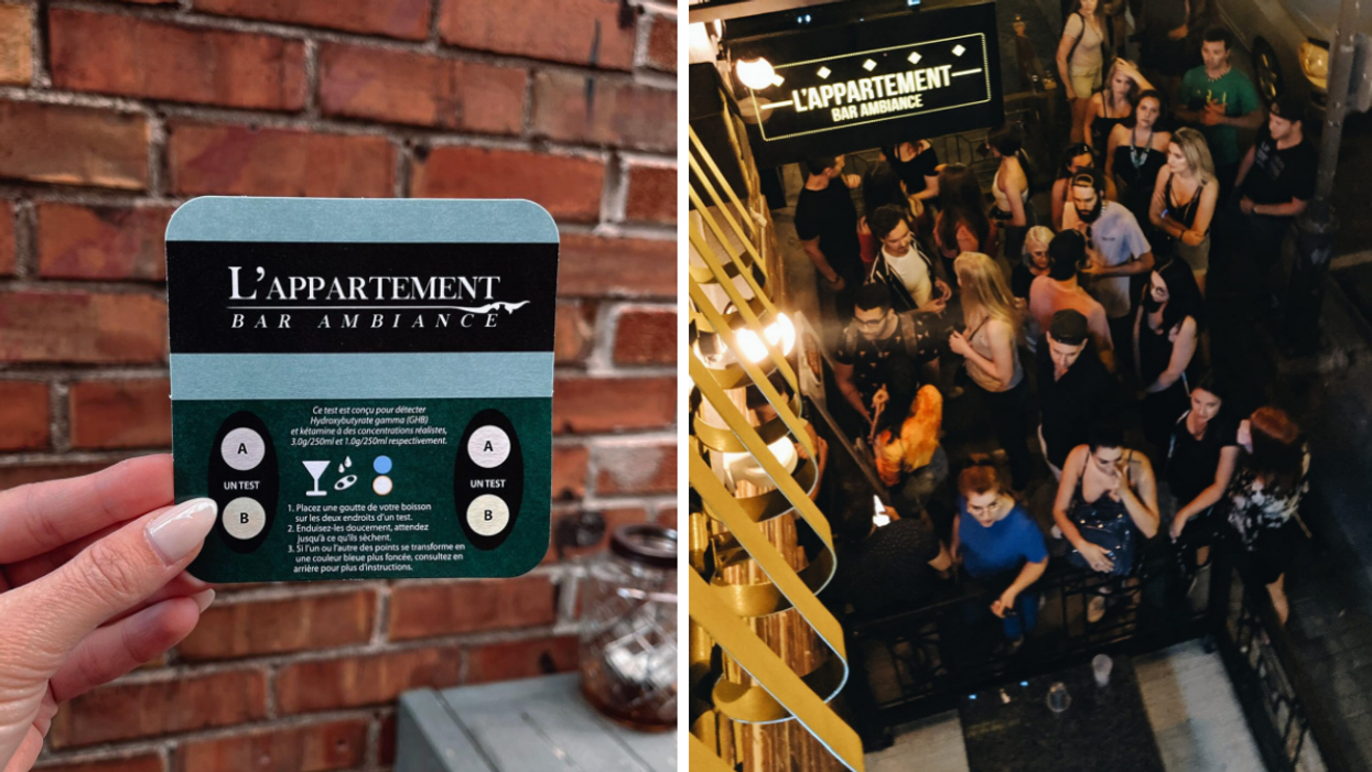 Ce bar au Québec a des sous-verres qui révèlent s'il y a de la drogue dans ton verre