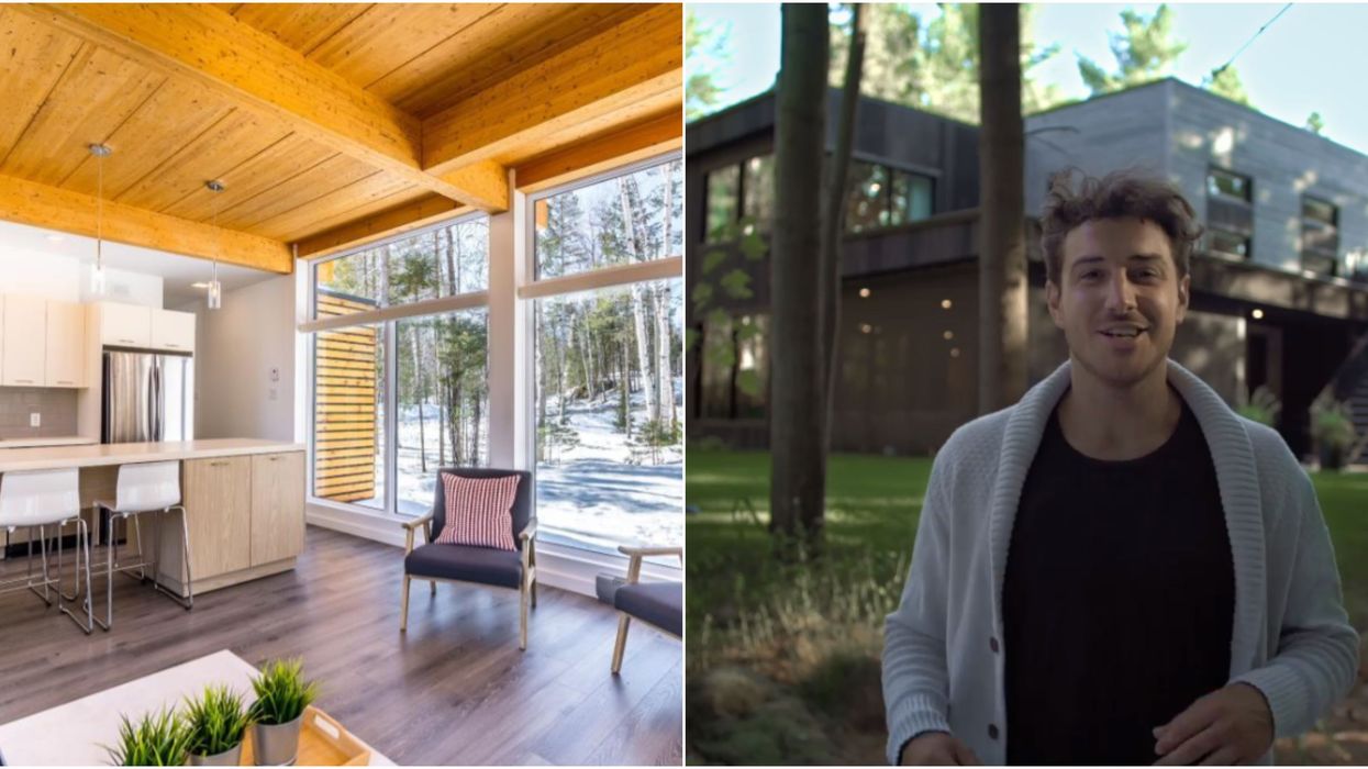 Ce chalet à vendre au Québec est situé juste à côté du chalet d'Adamo d'OD