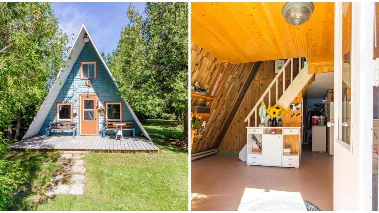 Ce chalet style « tiny house » à Lac-Etchemin est en vente pour moins de 50 000 $
