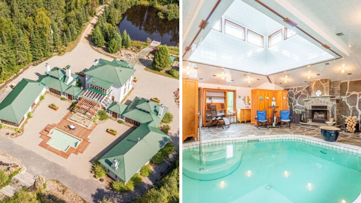Ce domaine de 40 acres à 2 h de Montréal coûte près de 2,5 M$ et c'est digne d'un resort