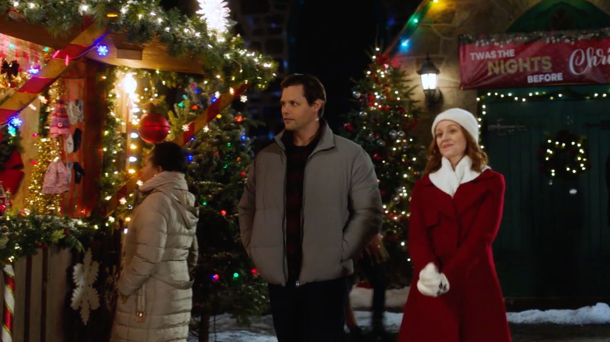 Ce film de Noël quétaine a été tourné près de Montréal à l'automne 2020 (VIDÉO)