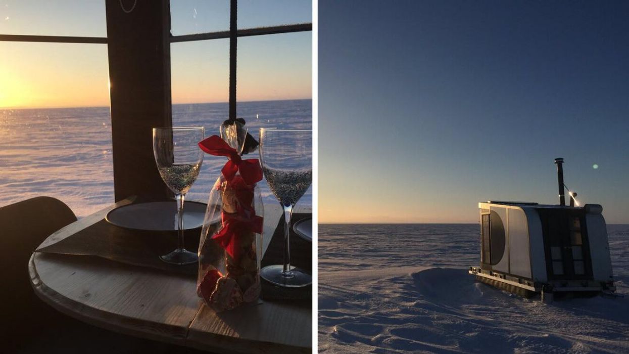 Ce loft près de Québec t'offre de dormir en plein milieu d’un lac gelé et c'est magnifique