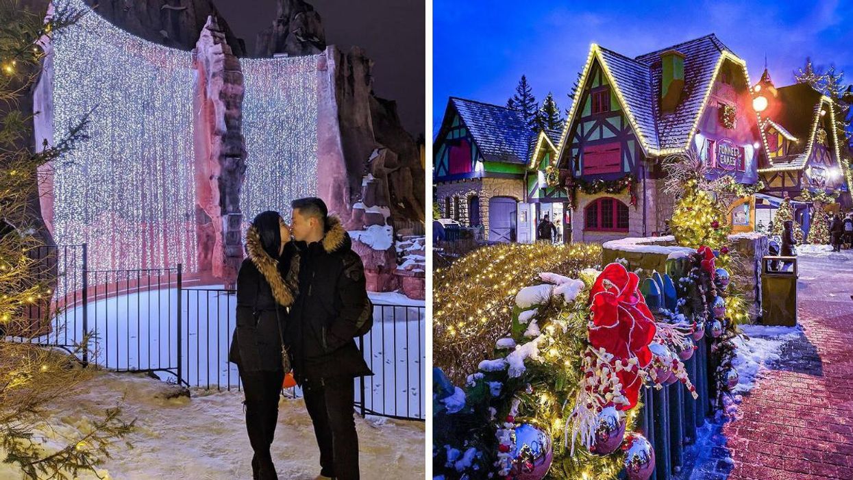 Ce parc d'attractions à 5 h de Montréal se transforme en vrai «Winter Wonderland» illuminé