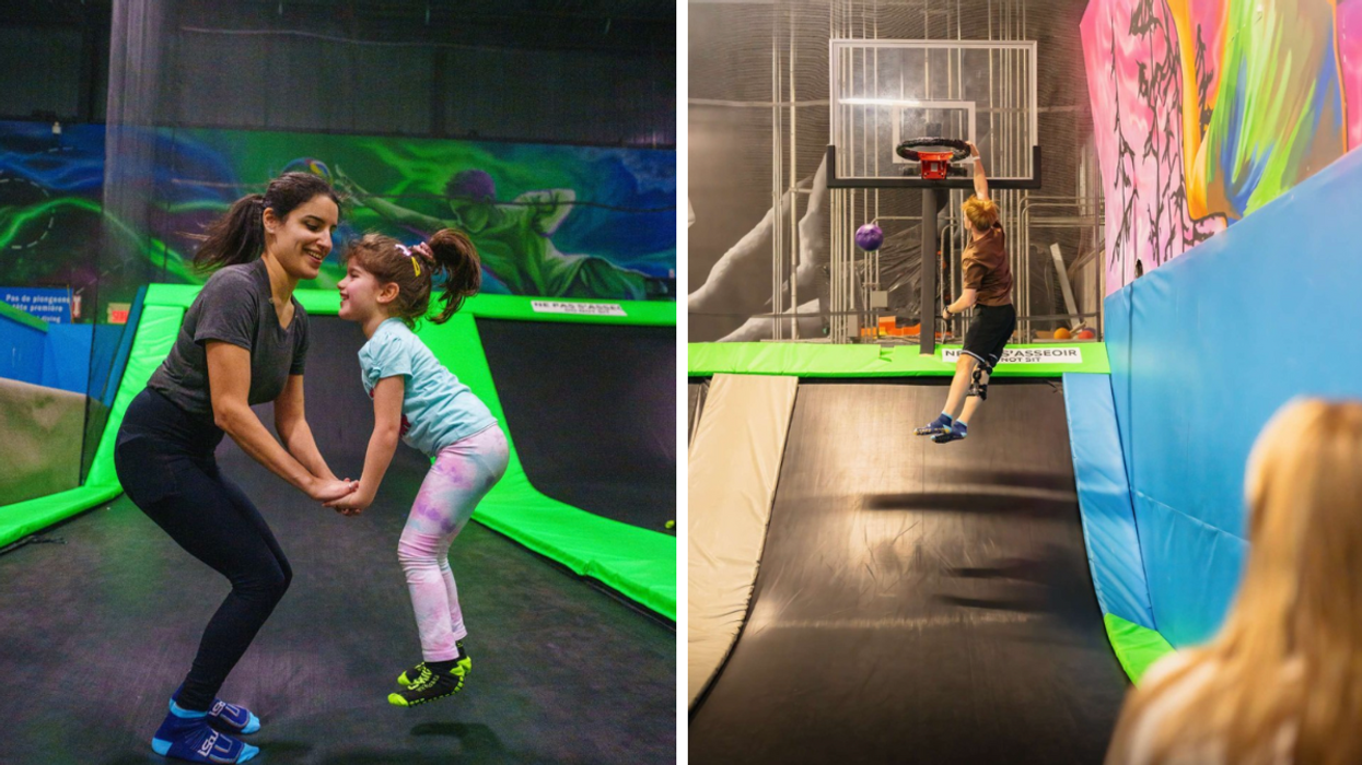 Ce parc de trampolines à Montréal est l’activité parfaite pour garder tes enfants actifs pendant les Fêtes