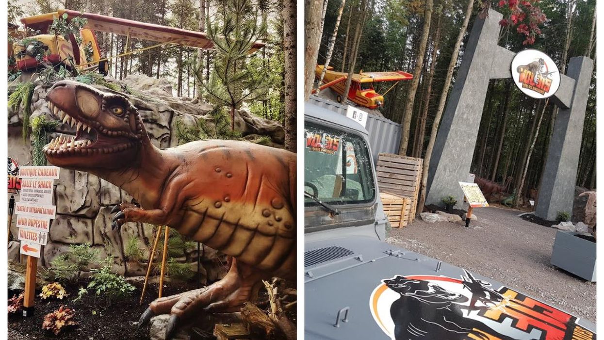 Ce parc en Beauce te donneras l'impression d'être au Parc jurassique
