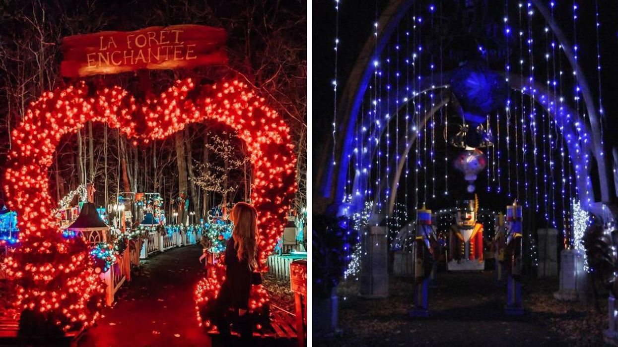 Ce parcours de 350 000 lumières près de Laval te transportera dans la féérie de Noël