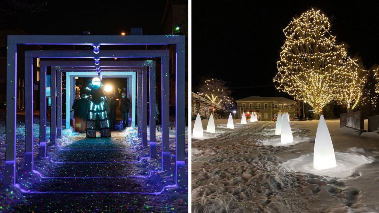 Ce parcours lumineux près de Québec te transportera dans une ambiance festive tout l'hiver