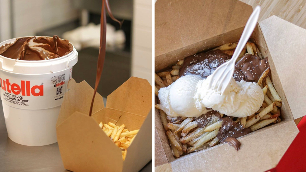 Ce resto à Montréal fait des poutines au Nutella et c'est la meilleure des pires idées