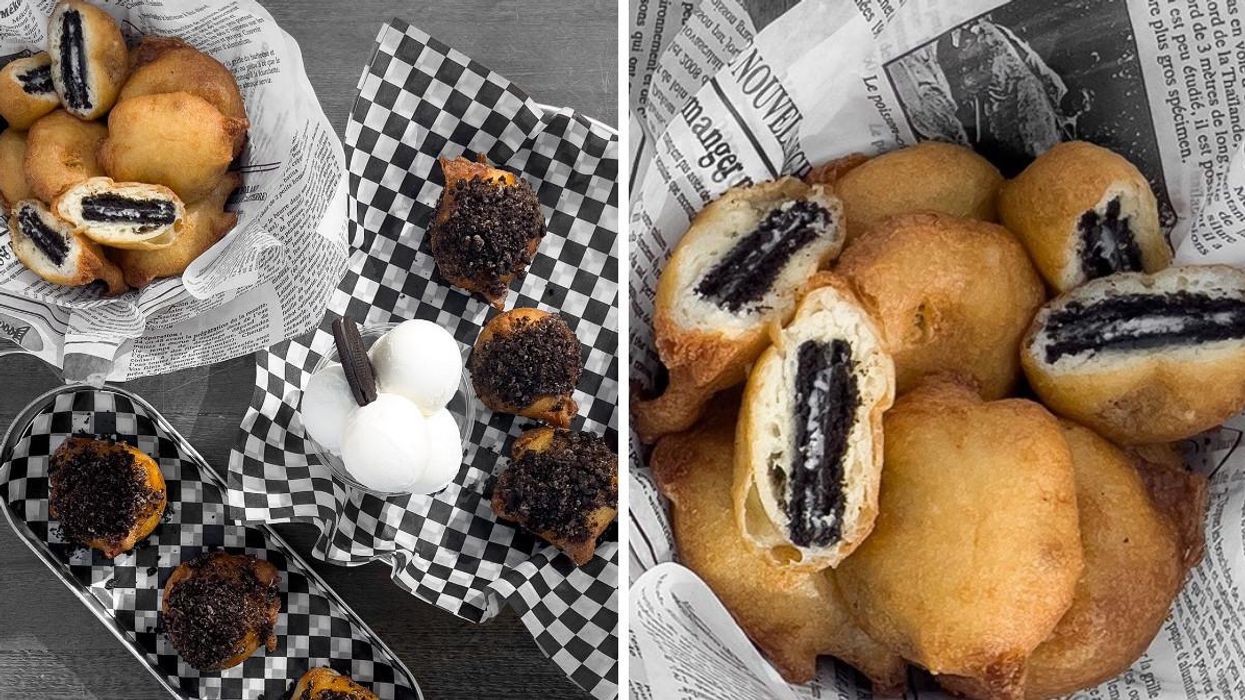 Ce resto à Montréal sert des biscuits Oreo frits décadents à t'en lécher les doigts