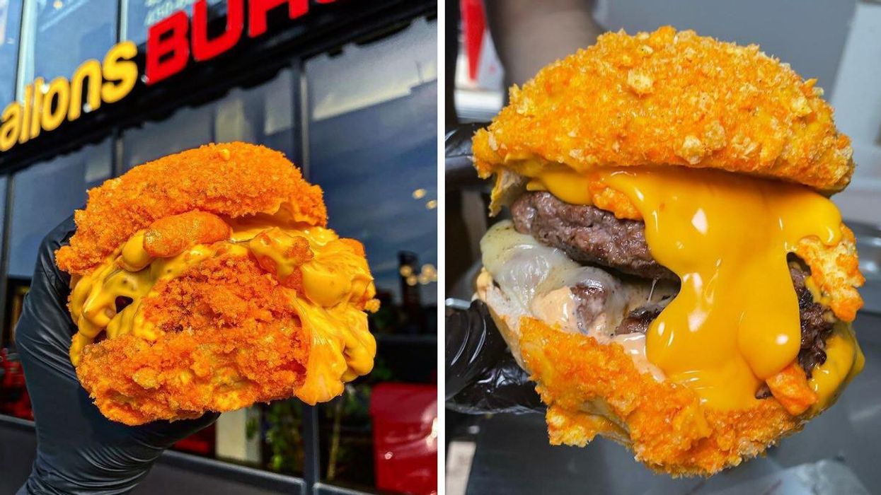 Ce resto de Laval a osé couvrir un burger de Cheetos et c'est aussi cochon que fromagé