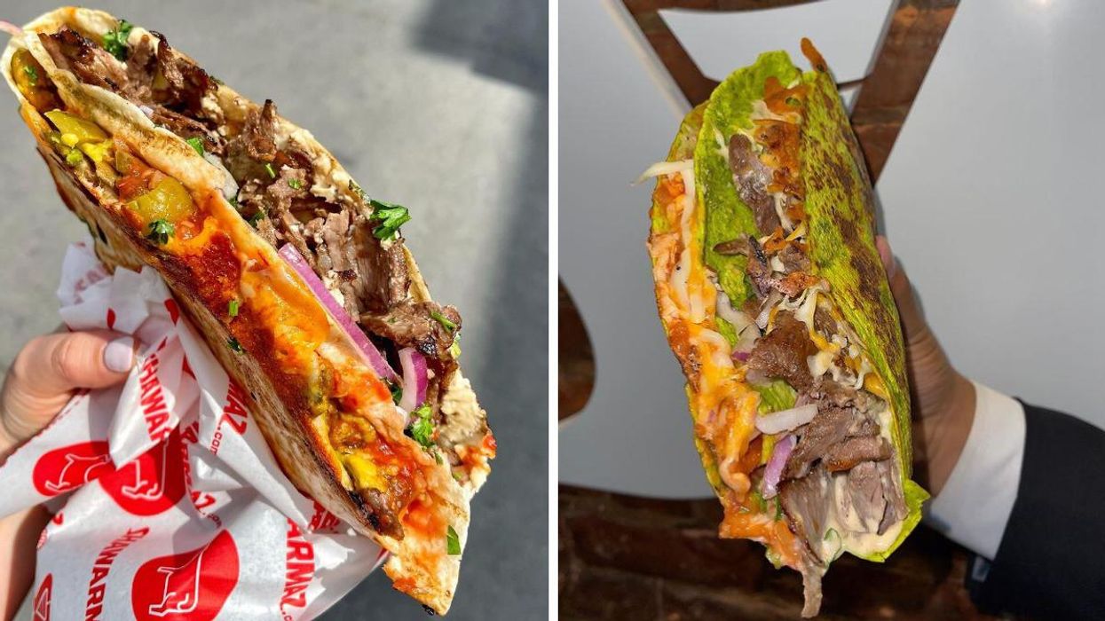 Ce resto de Montréal fait des tacos shawarma géants que tu devras tenir à deux mains