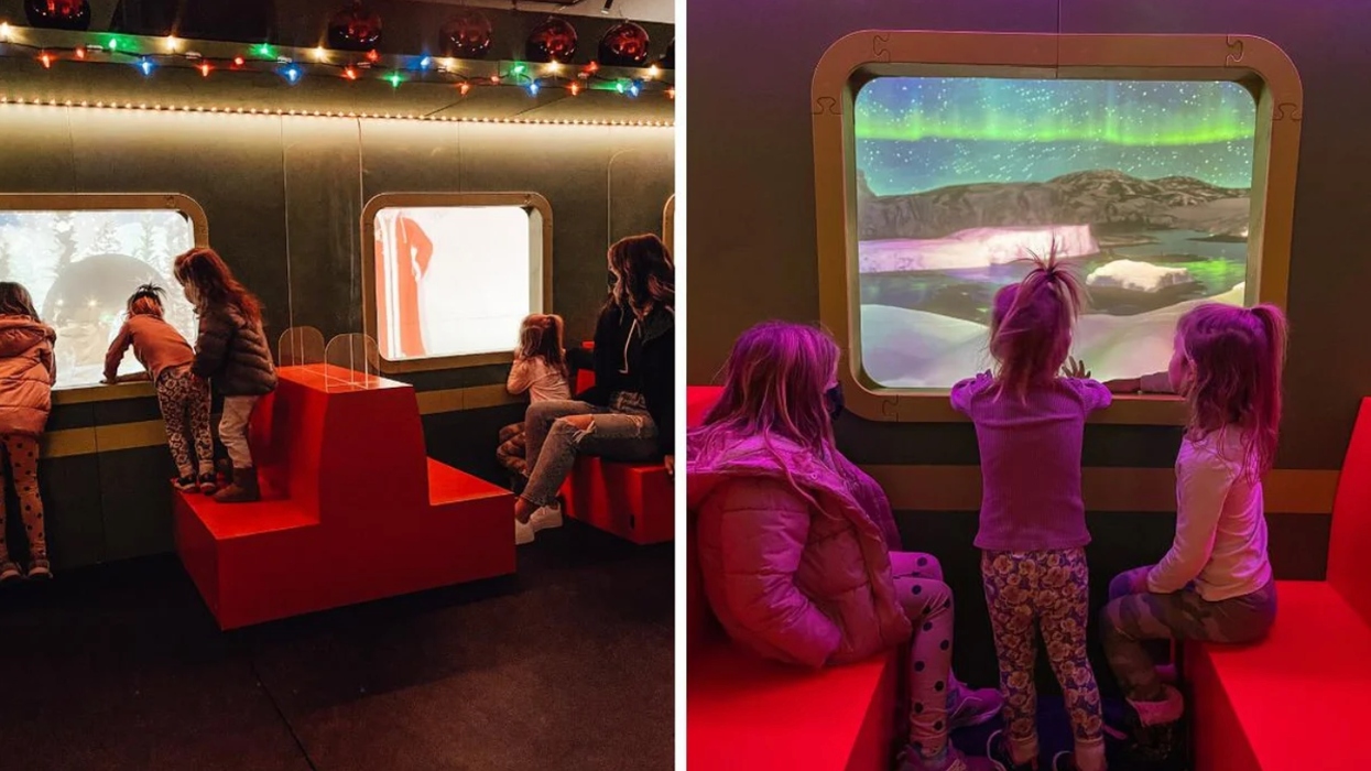 Ce spectacle magique te permet de faire un « voyage en train » vers les aurores boréales