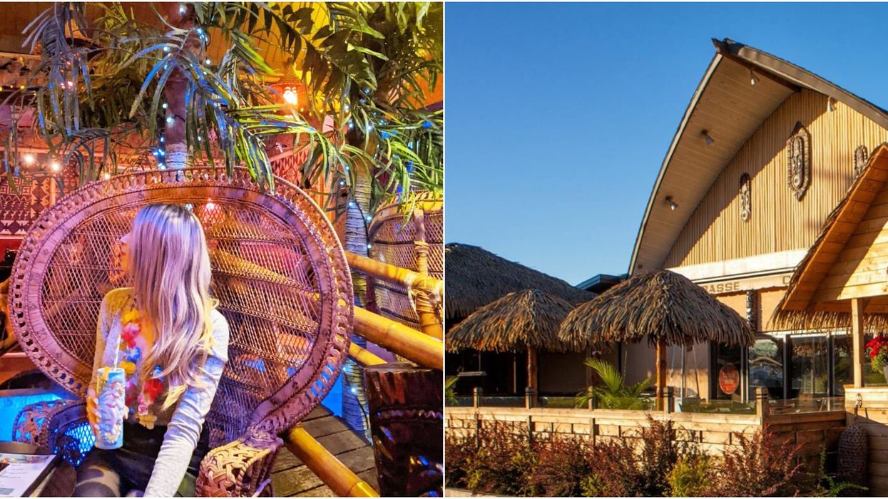 Ce « Tiki Bar » à 1h30 de Montréal donne l'impression d'être à Cuba avec ses 60 cocktails