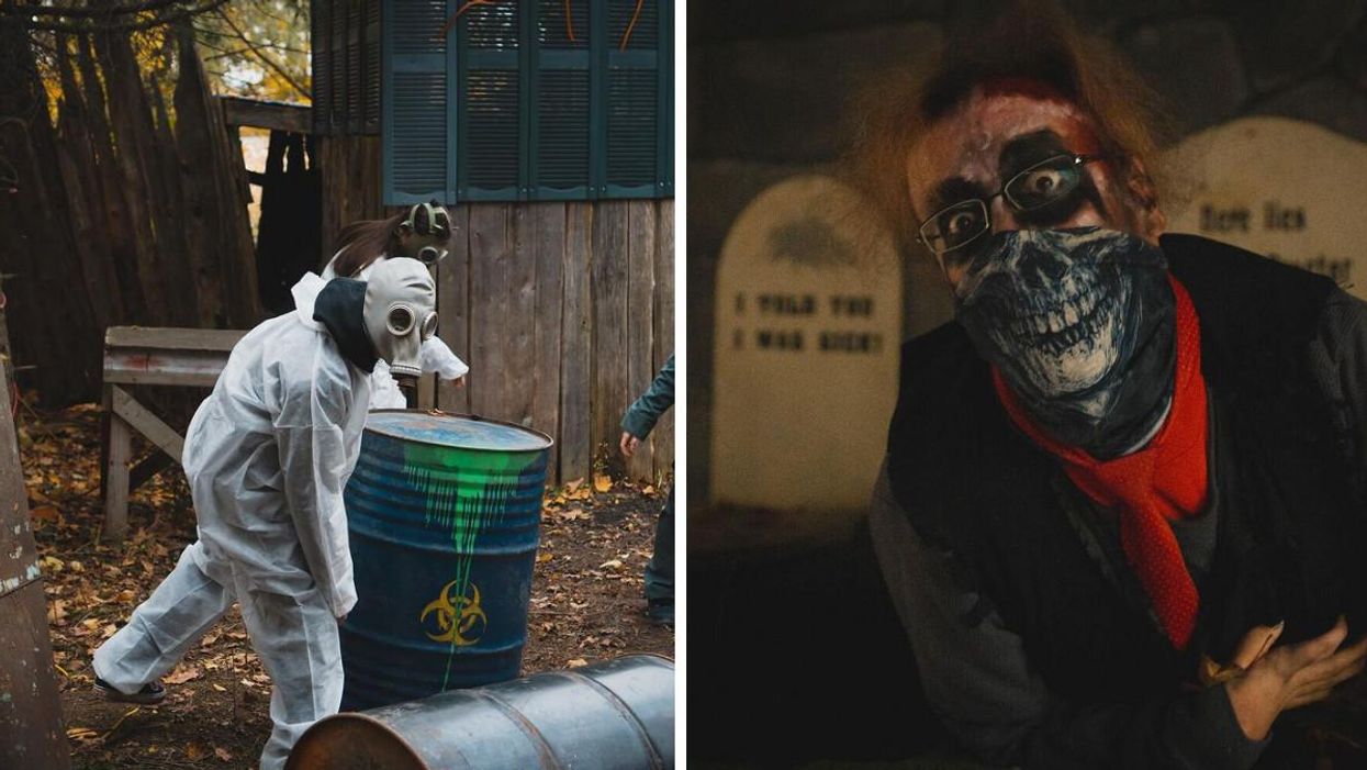 Ce verger à 2 h de Montréal se transforme en parcours de la terreur jusqu'à l'Halloween