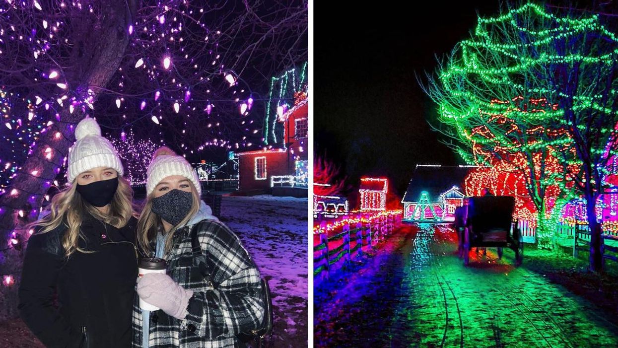 Ce village d'un million de lumières à 1 h 30 de Montréal est idéal pour une «date» magique