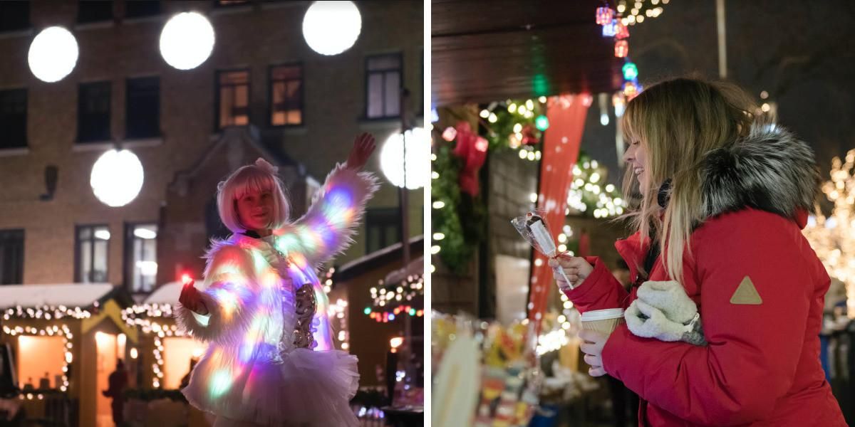 Ce village de Noël tout illuminé près de Laval est la place ultime où Ce village de Noël tout illuminé près de Laval est la place ultime où