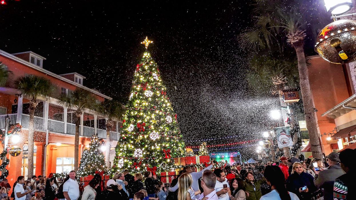 Celebration Winter Wonderland Snow Florida