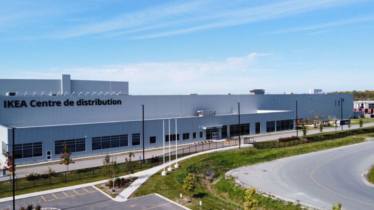 Centre de distribution IKEA à Beauharnois.