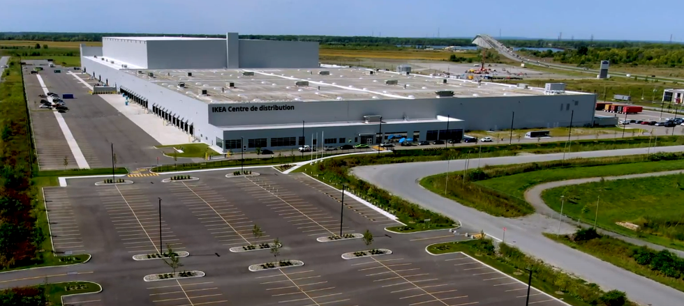 Centre de distribution IKEA \u00e0 Beauharnois.
