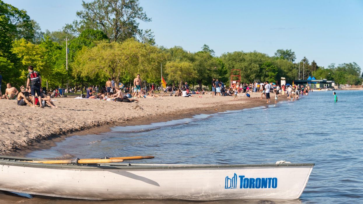 Centre Island Beach in Toronto.