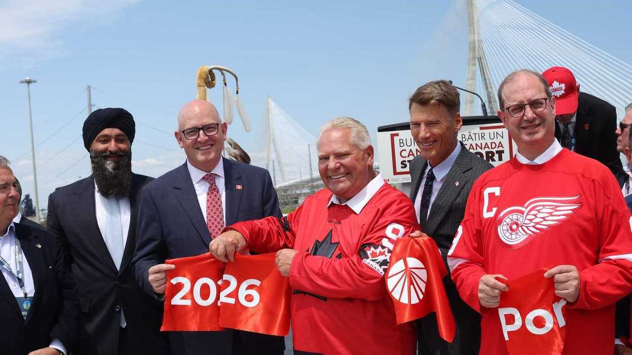 Ceremony marks opening of Gordie Howe bridge