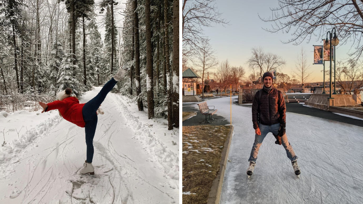 Ces 9 patinoires à moins de 2 h de Montréal vont ajouter une touche de féérie à ton hiver