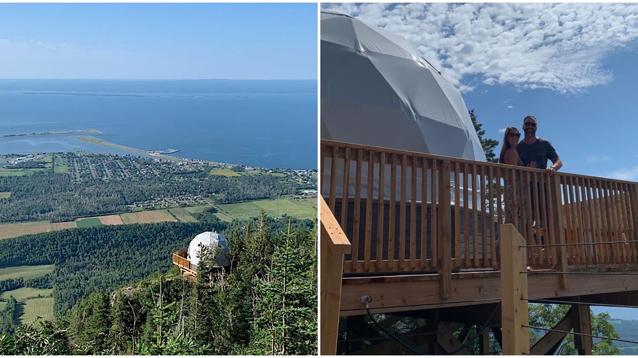 Ces géodômes en Gaspésie donnent une vue à couper le souffle et tu peux y passer la nuit