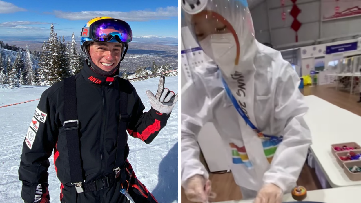 Cet athlète québécois donne un aperçu de la cafétéria aux JO de Beijing (VIDÉO)