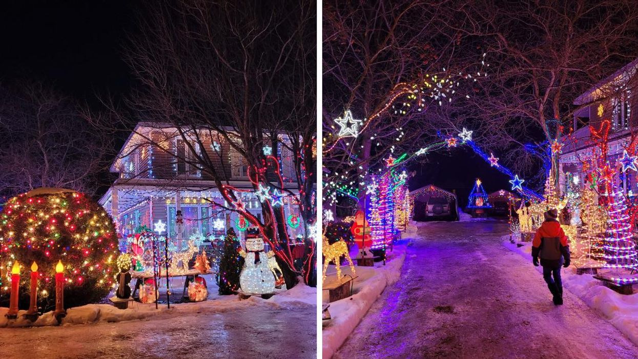 Cette maison à Québec s'est transformée en un réel royaume de Noël et elle vole la vedette