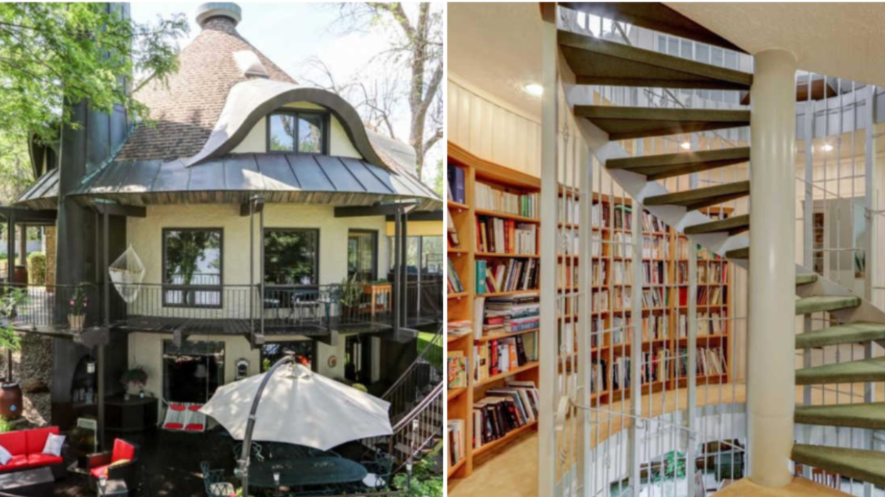 Cette maison ronde sur le bord de l'eau est en vente à moins d'une heure de Montréal