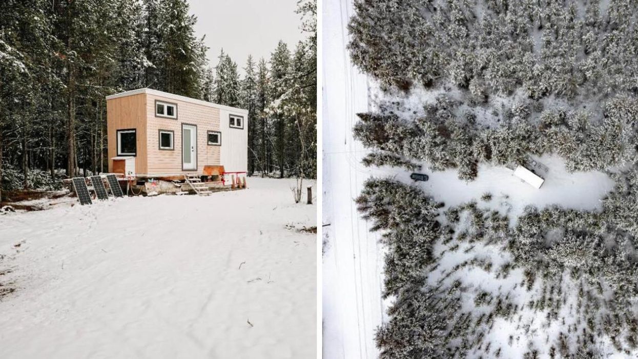 Cette mini-maison de 100 000$ à 1h45 de Montréal est idéale pour avoir une pause d’humains