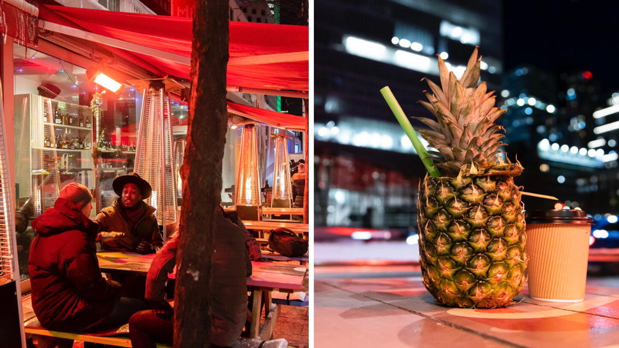 Cette nouvelle terrasse extérieure chauffée à Montréal est parfaite si tu t'ennuies d'aller au resto