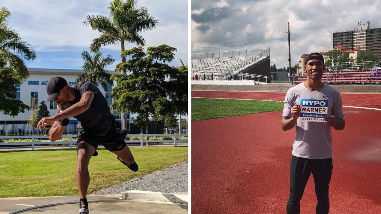 Cette photo de Damian Warner au décathlon devient virale