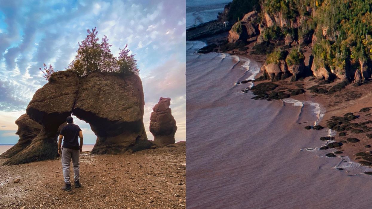 Cette plage surréelle au Nouveau-Brunswick est à voir au moins une fois dans ta vie
