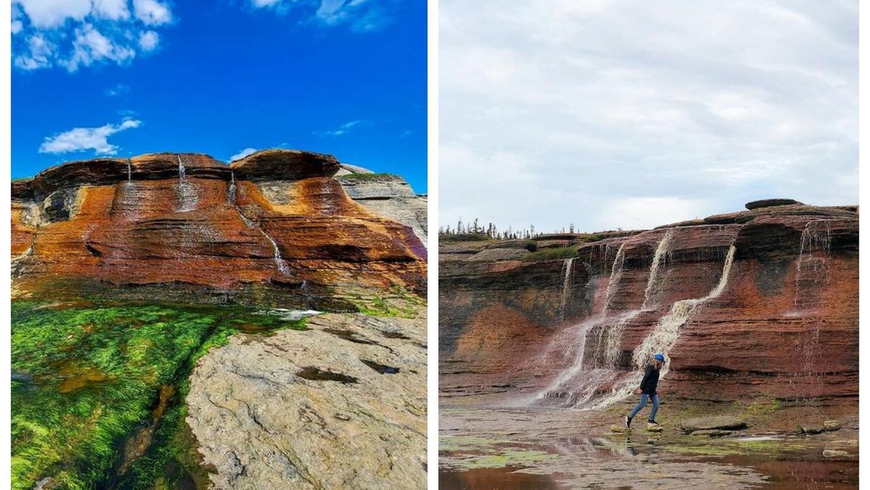 Cette randonnée au Québec mène vers la chute du Cap Ferré