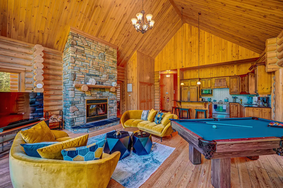 Chalet \u00e0 louer au Qu\u00e9bec.