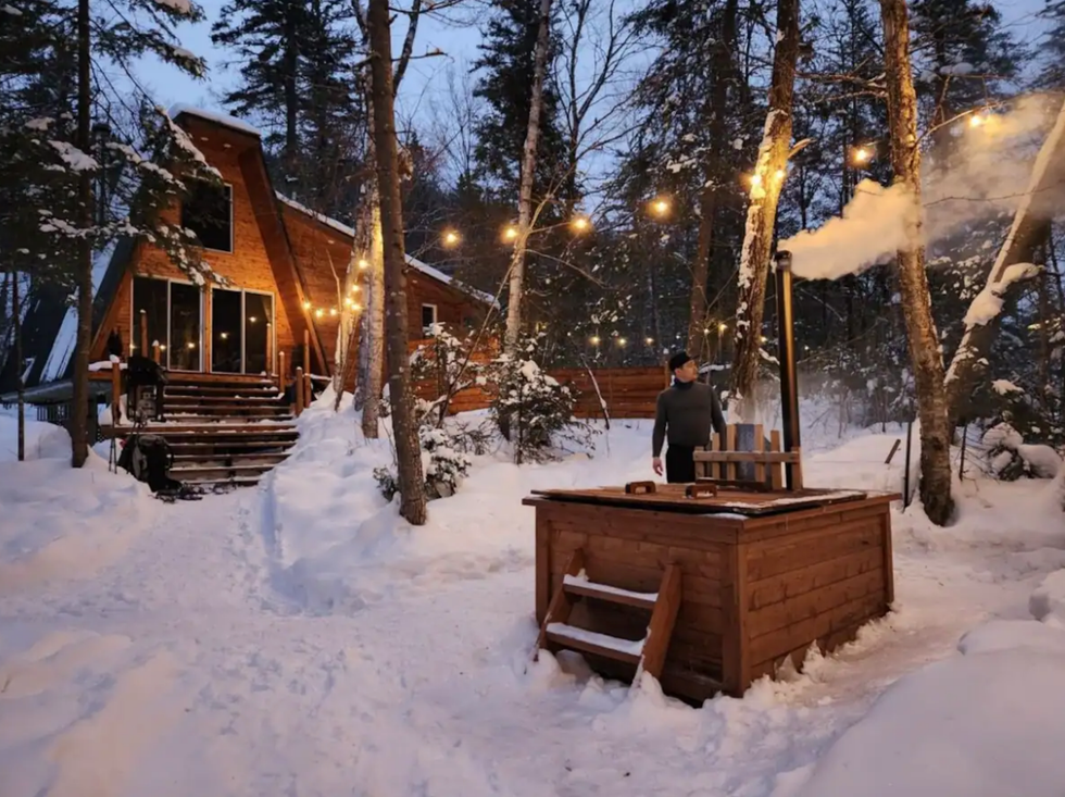 Chalet \u00e0 louer au Saguenay\u2013Lac-Saint-Jean.