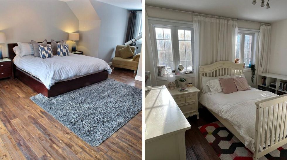 Chambres de la maison \u00e0 vendre de Patrick Groulx.