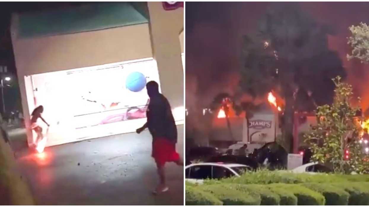 Champs Sports Tampa Police Release Video For Help Identifying Fire Starter