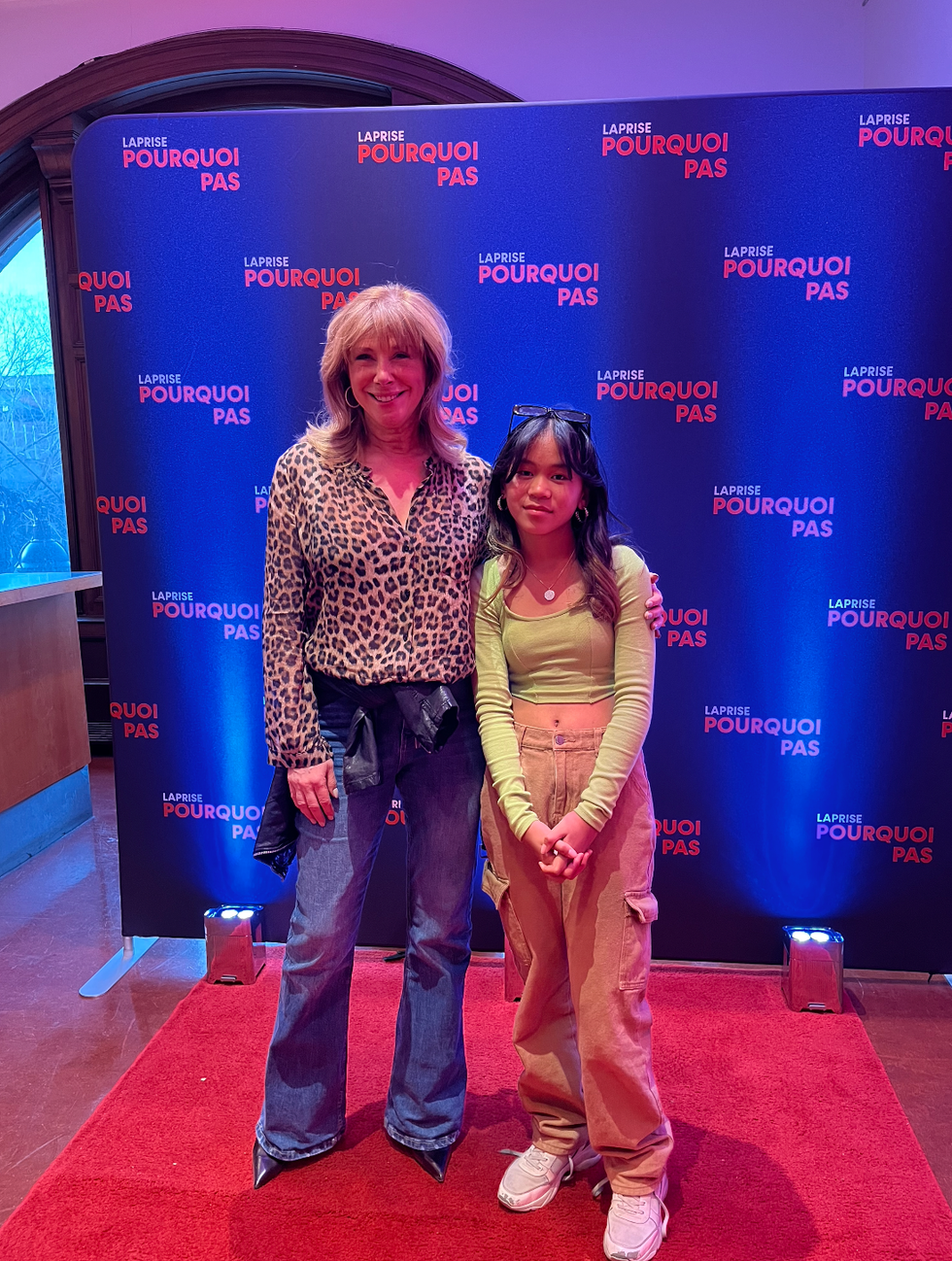 Chantal Lacroix et sa fille Camly.