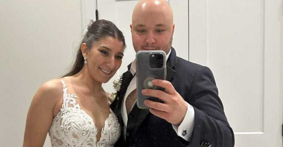 Chantel and Vincent Andreacchi at their wedding.