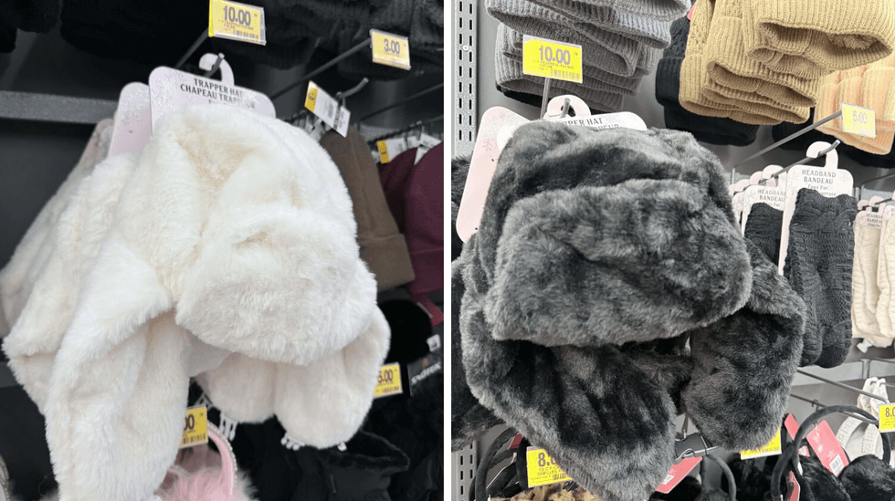 Chapeaux de style trappeur en fausse fourrure en vente au Tigre G\u00e9ant pour 10 $.