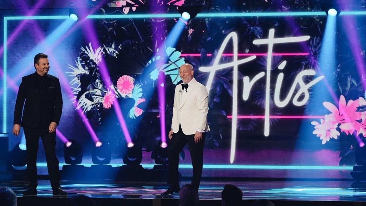 Charles Lafortune et Guy Jodoin au Gala ARTIS 2021.