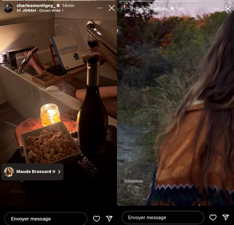 Charles Montigny passe du temps avec Maude.