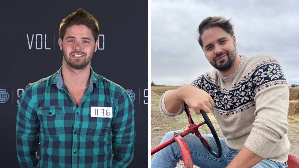 Charles-Olivier St-Cyr dans Vol 920. Droite : Charles-Olivier St-Cyr.