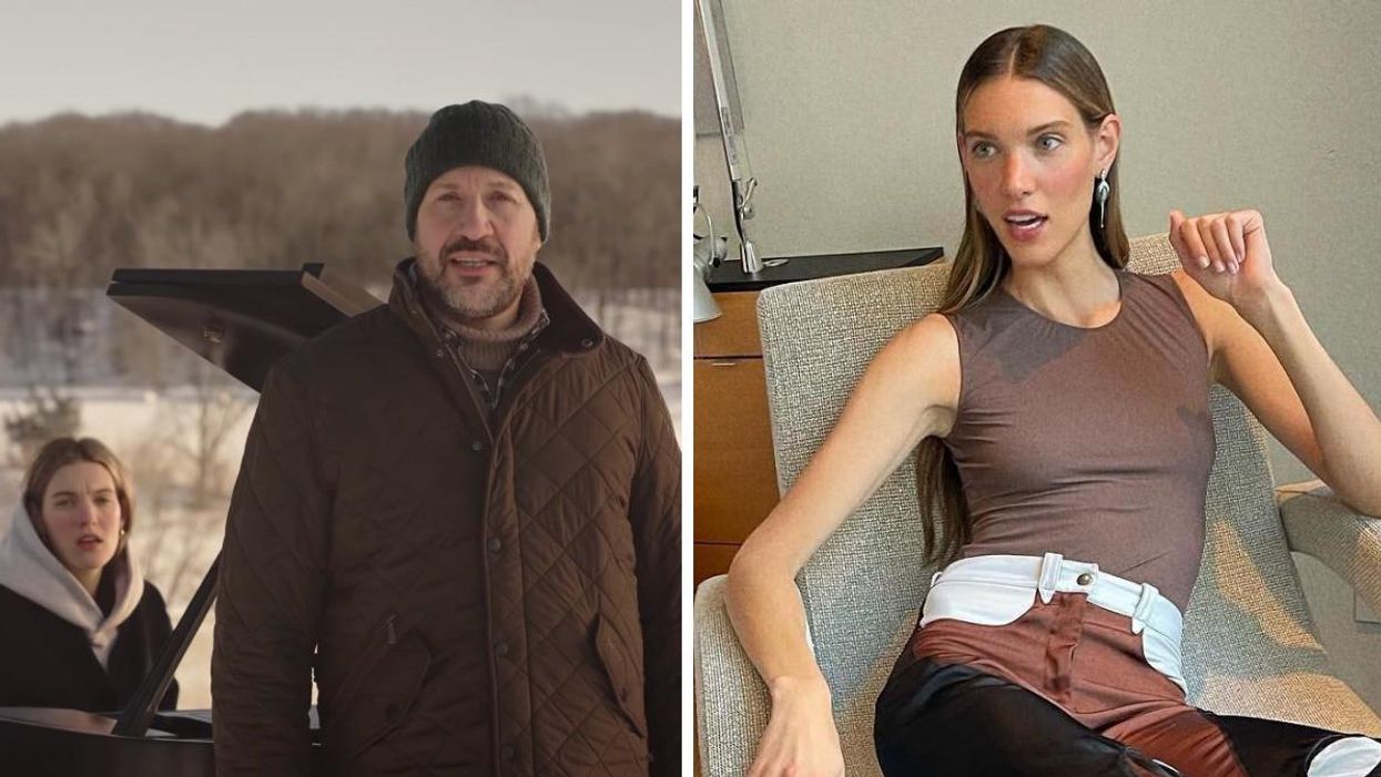 Charlotte Cardin et Martin Matte pour Maxi. Droite : Charlotte Cardin aux Juno Awards 2022.
